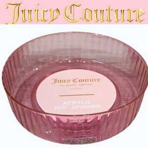 Juicy Couture Home Pink Acrylic 360° Spinner